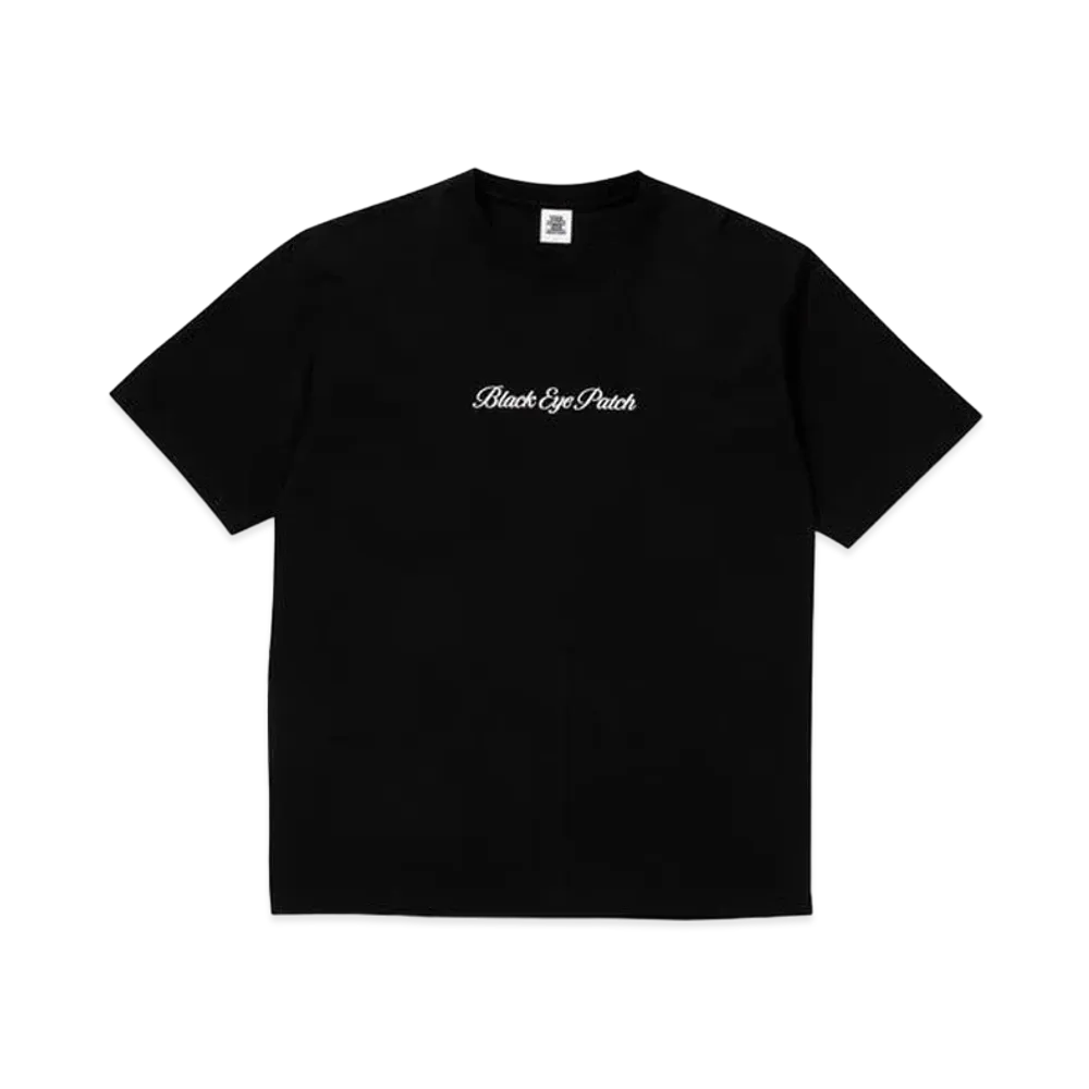 BlackEyePatch ROYAL SCRIPT TEE "Black"