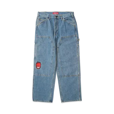 Supreme x Spitfire Double Knee Painter Pant "Denim"