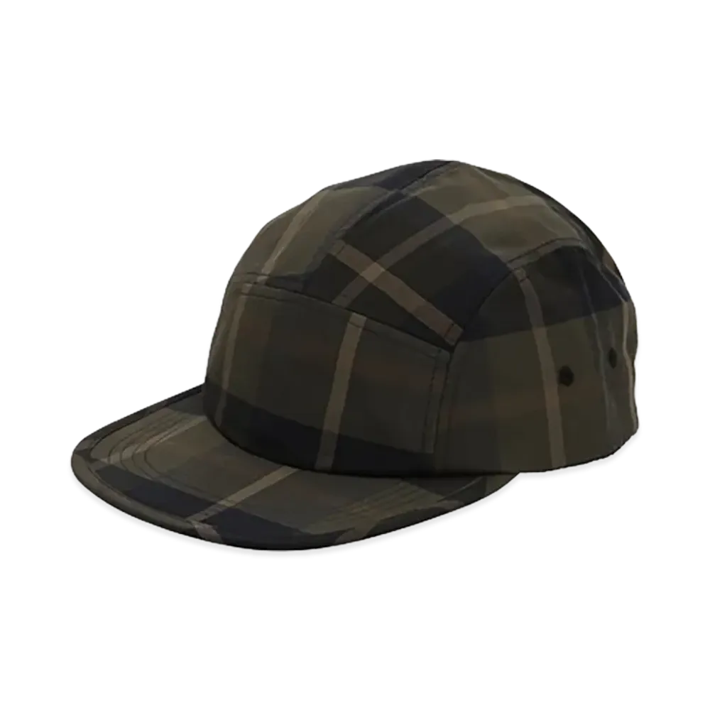 COMME des GARCONS HOMME Briefing W-Name Check Pattern Cap "Khaki"
