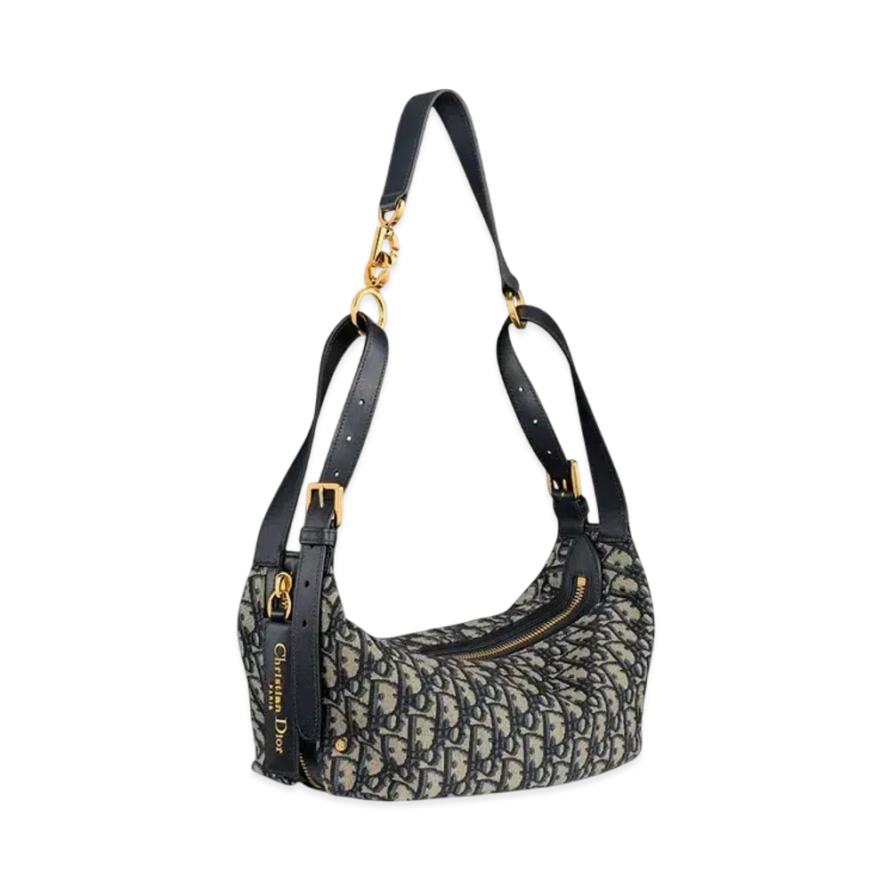 Dior Small D-Journey Bag Dior Oblique Jacquard "Blue"