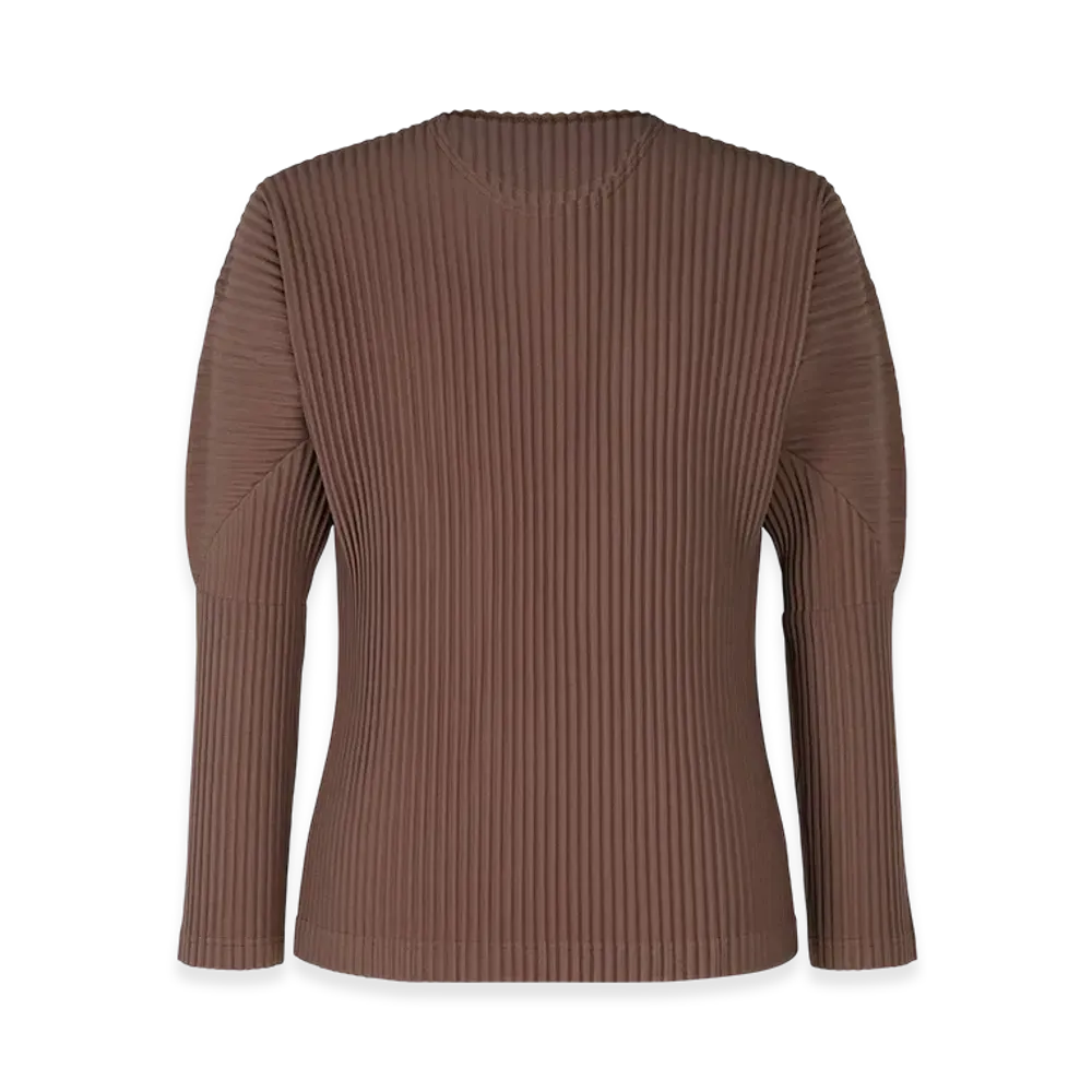 HOMME PLISSE ISSEY MIYAKE Color Pleats "Edge Brown"