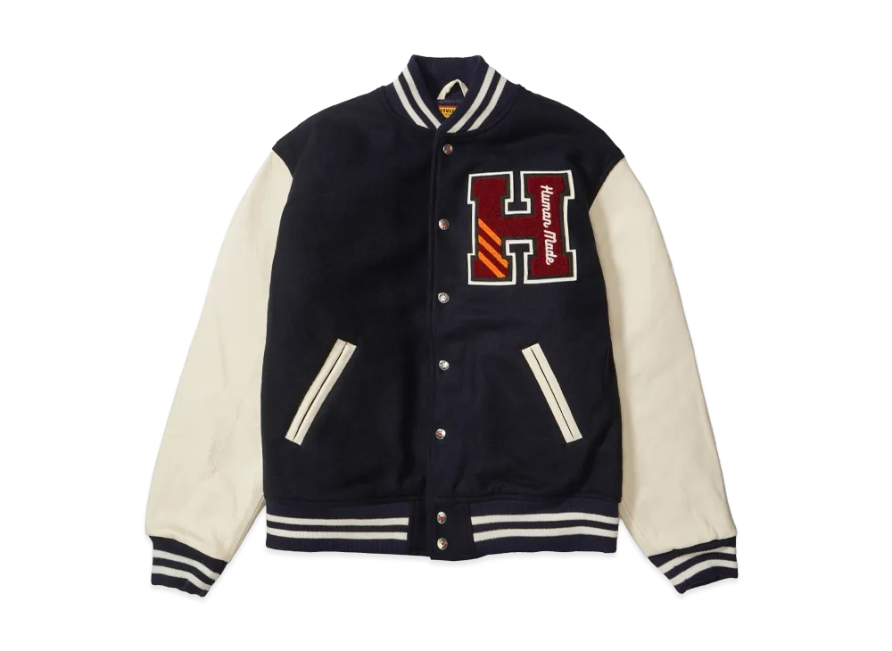 HUMAN MADE Varsity Jacket "Navy"