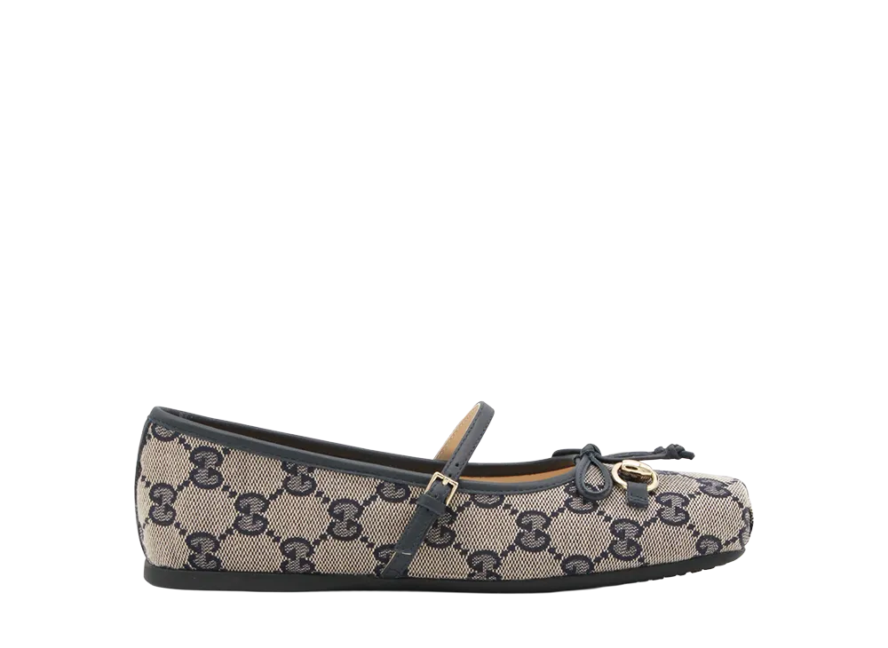 GUCCI GS Flat Shoes "Beige"