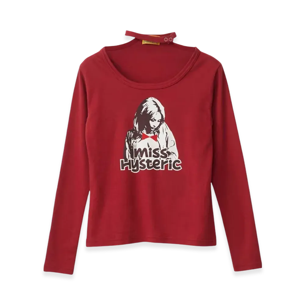 HYSTERIC GLAMOUR Miss Hysteric Chibi T-Shirt "Red"