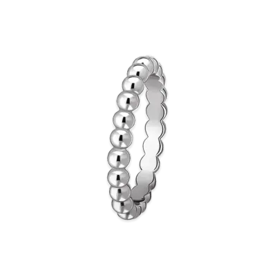 Van Cleef & Arpels Perlee gold pearls ring medium model "18K White gold"