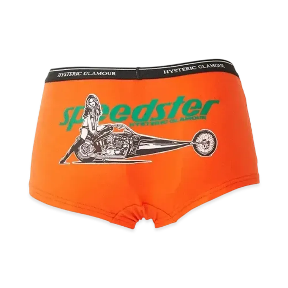 HYSTERIC GLAMOUR Speedster Shorts "Orange"