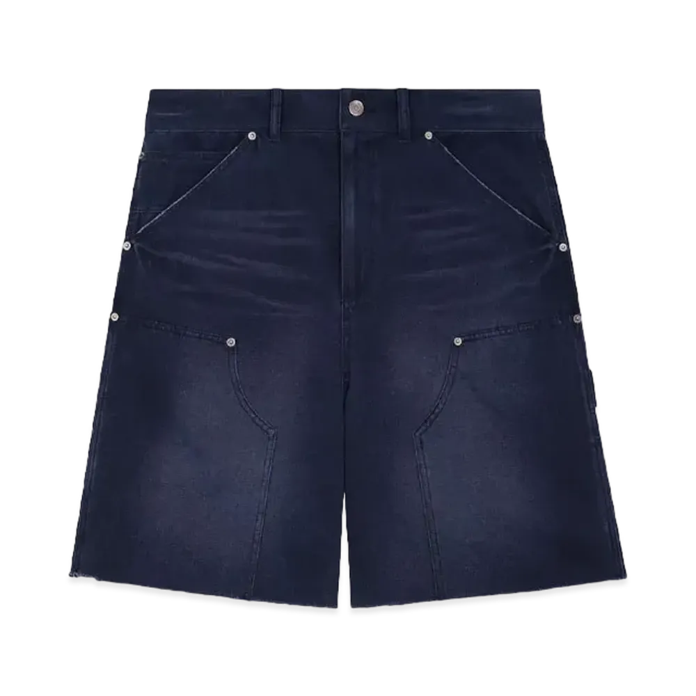 WE11DONE Bermuda Carpenter Pants "Navy"