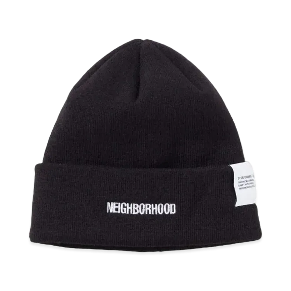 NEIGHBORHOOD CI Embroidery Beanie "Black"