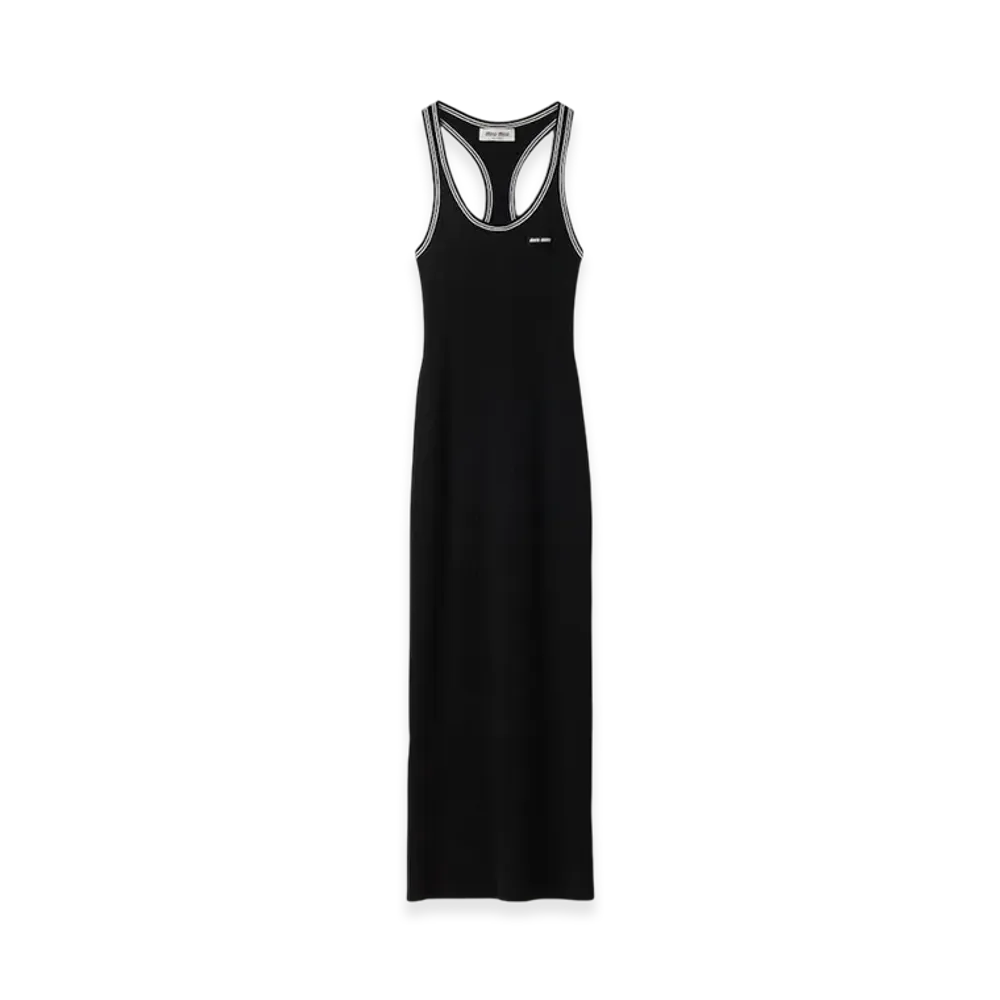 MIU MIU Women's Viscose Dress "Black"