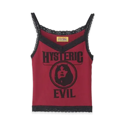 HYSTERIC GLAMOUR Women's Evil Woman Camisole "Red"