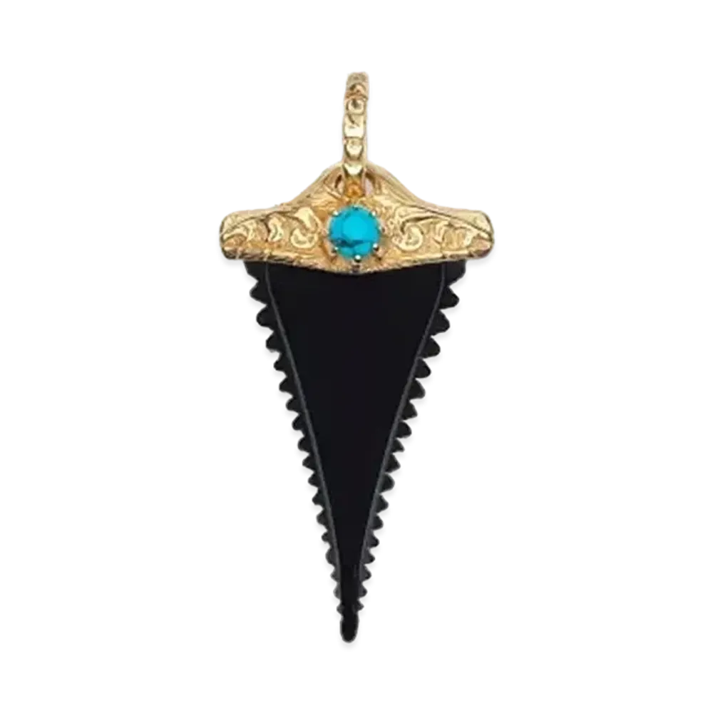 GUCCI Shark Tooth Horn Pendant