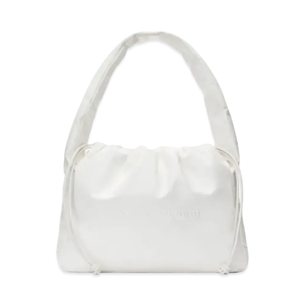 Alexander Wang Ryan Buttery Leather Puff Lage Bag "White"