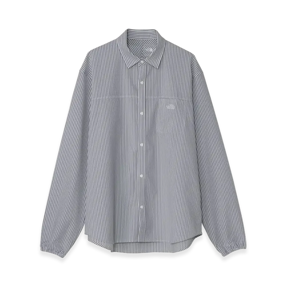 The North Face General Athletic Recreation Long Sleeve Shirt Unisex "Grey Stripe"