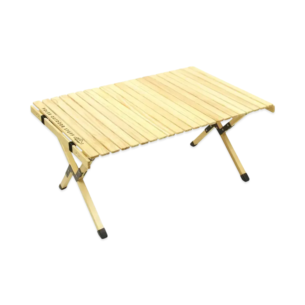 POLeR Outdoor Wood Table "Brown"