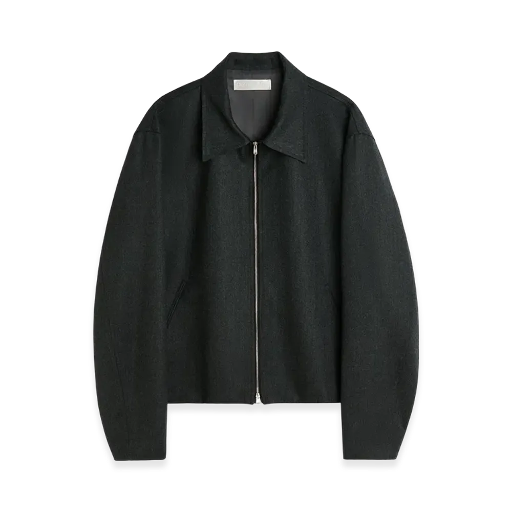 OUR LEGACY Mini Jacket "Premium Charcoal Office Wool"