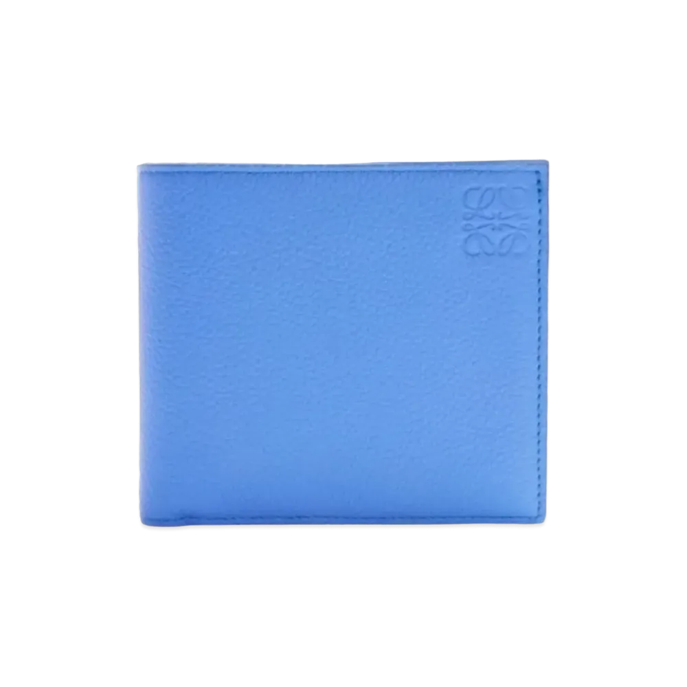 LOEWE Bayfold Coin Wallet Soft Grain Calf "Seaside Blue"