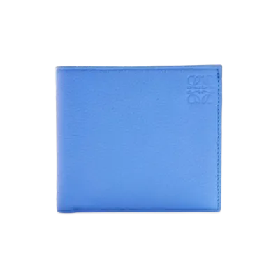 LOEWE Bayfold Coin Wallet Soft Grain Calf "Seaside Blue"