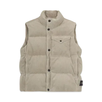 Stone Island G20RT Organic Corduroy 800 Down Dust Colour Frost Finish "Biscuit"