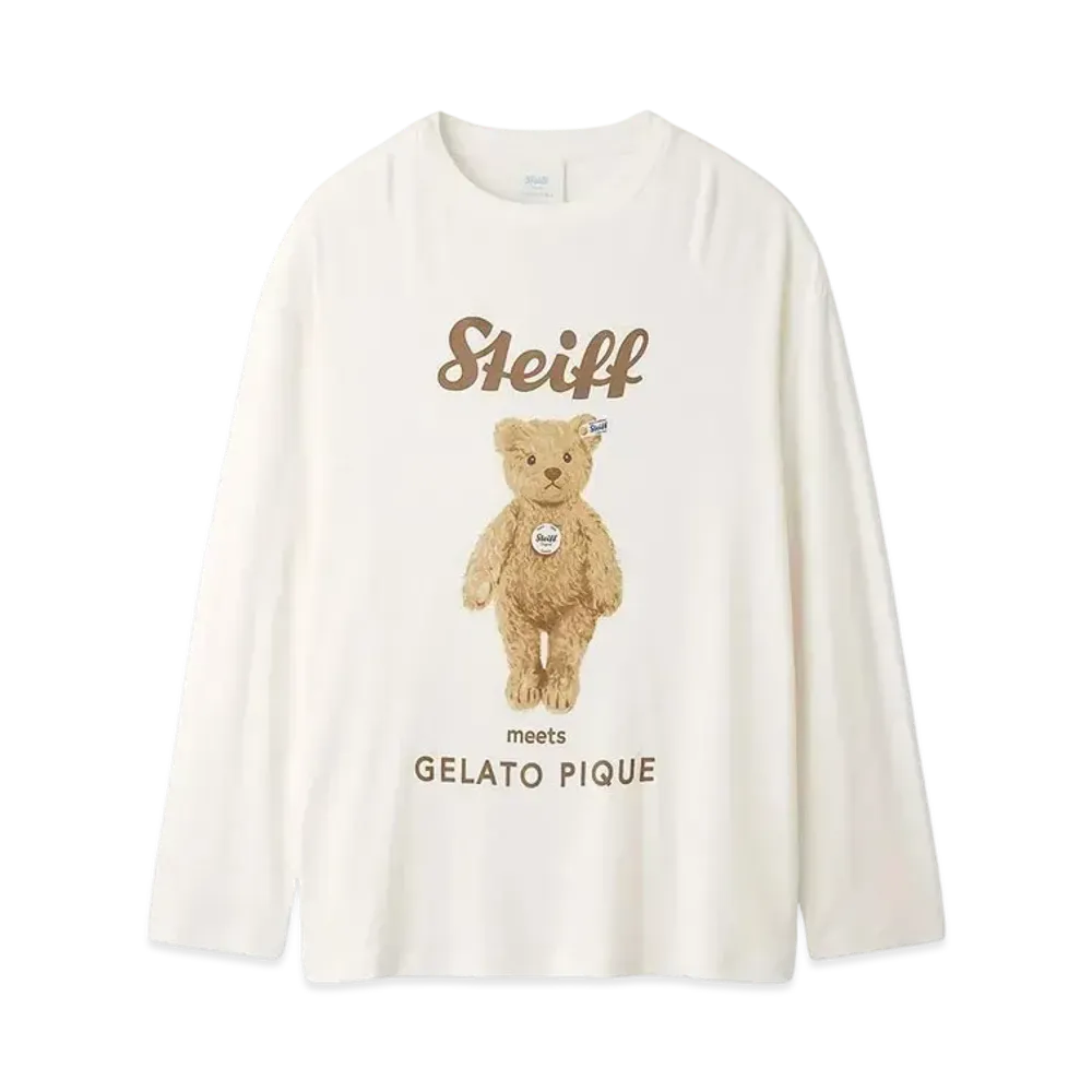 GELATO PIQUE x Steiff Homme James One Point Pullover "Cream"