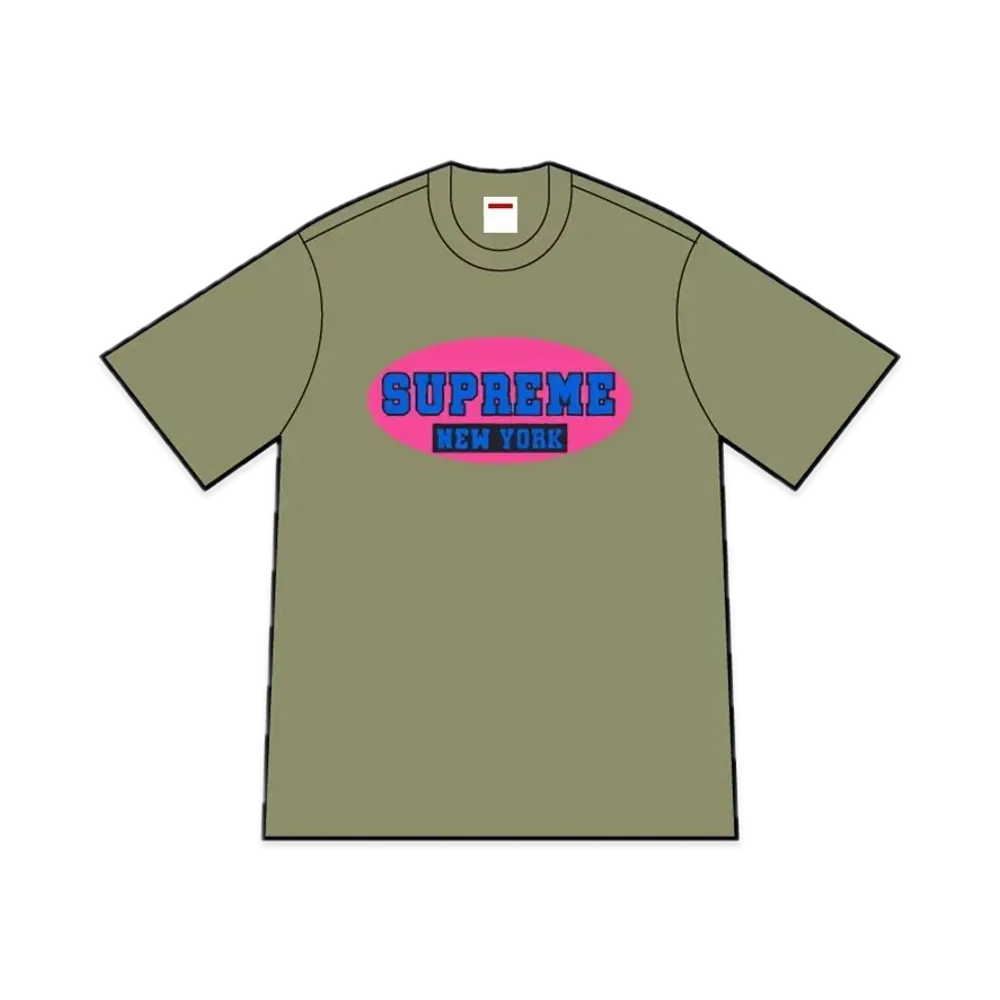 Supreme New York Tee "Light Olive"