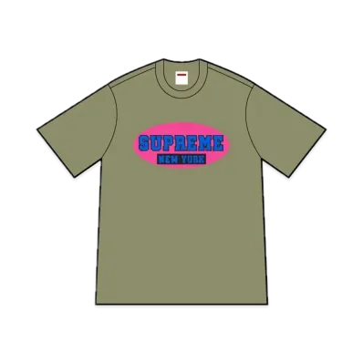 Supreme New York Tee "Light Olive"