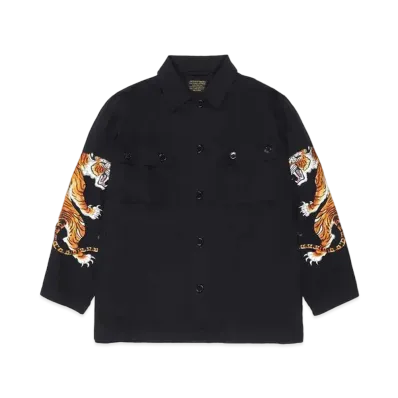 WACKO MARIA Tim Lehi / Army Shirt "Black"