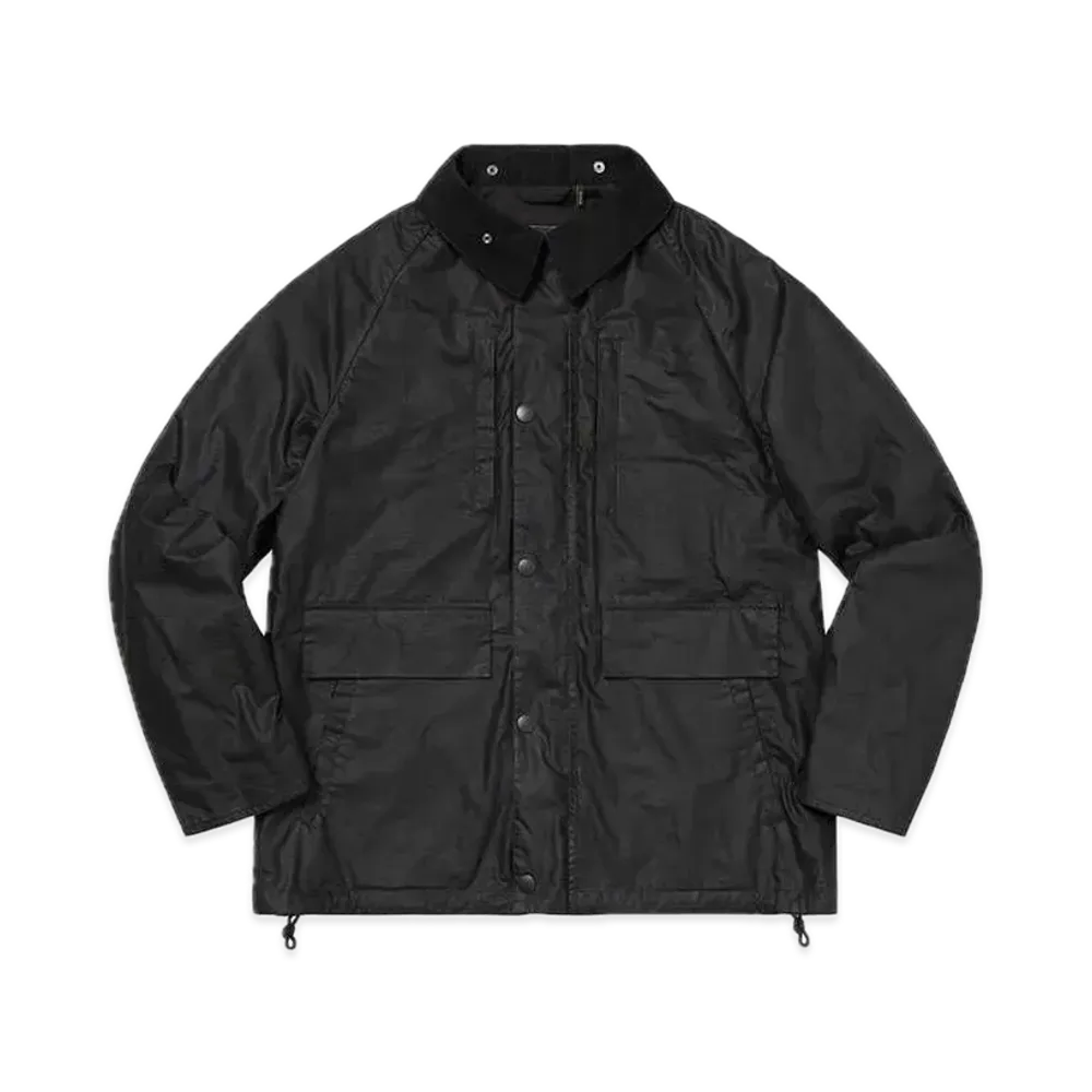 Supreme x Barbour Lightweight Waxed Cotton Field Jacket "Black"
