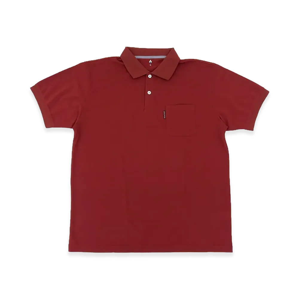 mont-bell Polo Shirt "Wine Red"