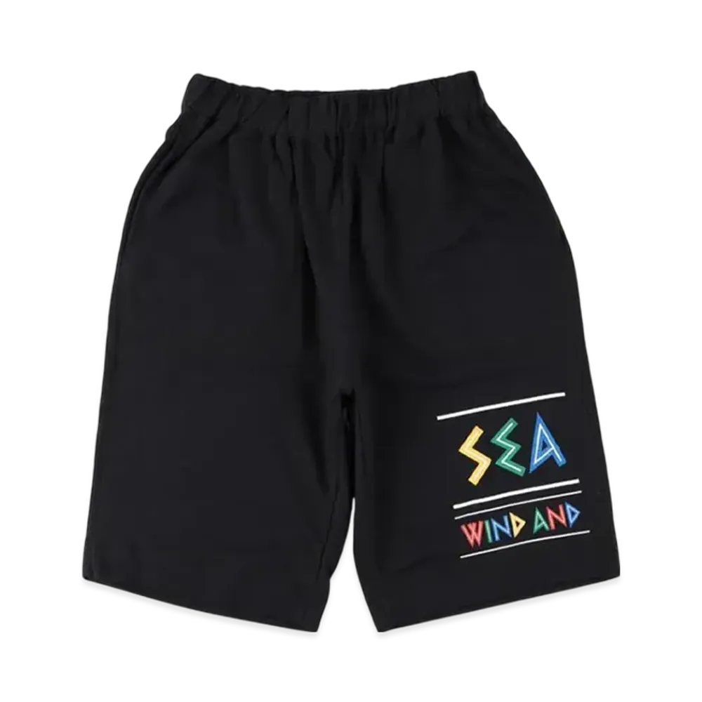 WIND AND SEA Zulu-Tongue Sweat Shorts "Black"