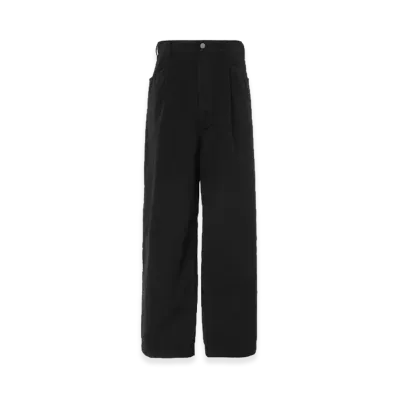 COMME des GARCONS HOMME Nylon Twill Garment Dye Pants "Black"