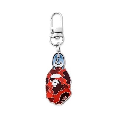 A BATHING APE x Stray Kids Key Ring Bang Chan "Red"