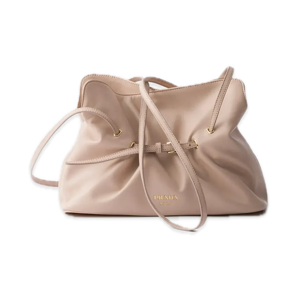 PRADA Dada Small Nappa Leather Bag "Pink Beige"