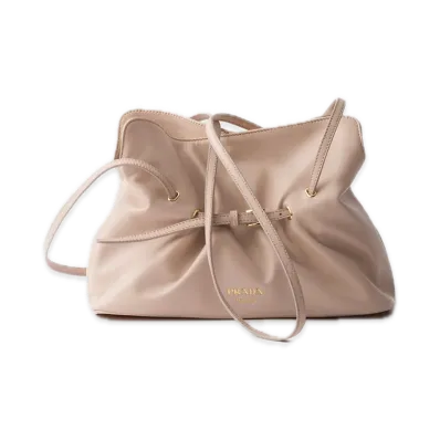 PRADA Dada Small Nappa Leather Bag "Pink Beige"