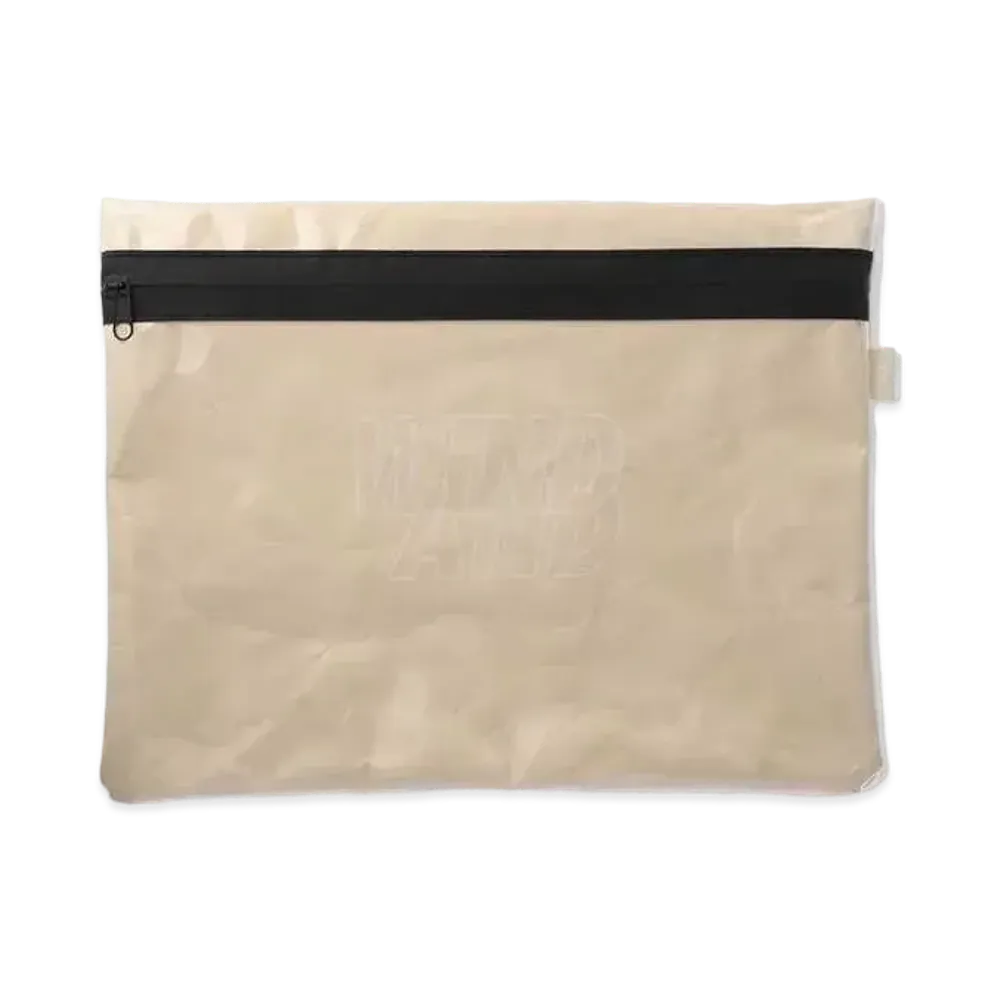 WIND AND SEA Clarity TPU Clutch Bag "Sand"