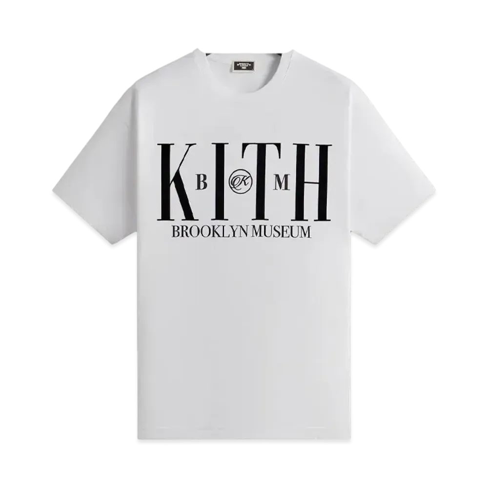 Kith x Brooklyn Museum Serif Tee "White"