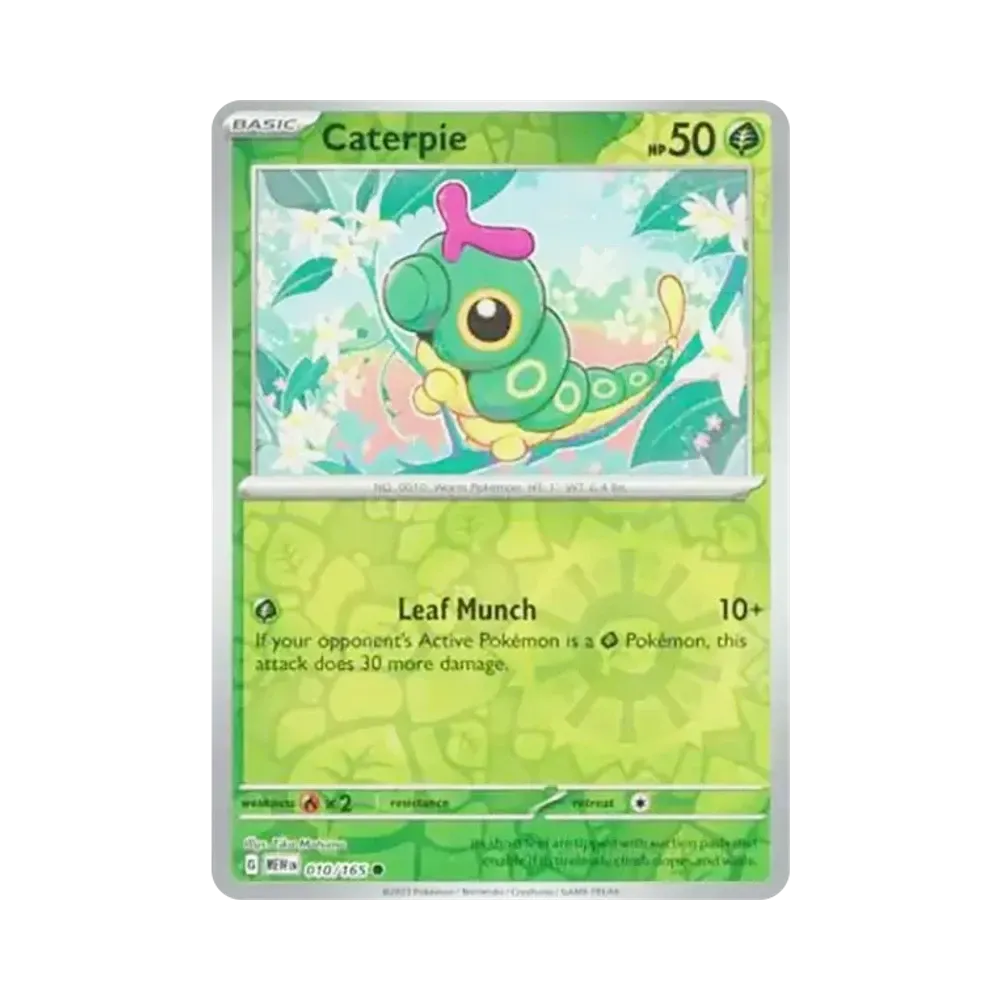 キャタピー C :リバースホロ [MEW EN 010/165]【英語版】(スカーレット&バイオレット「151」)
