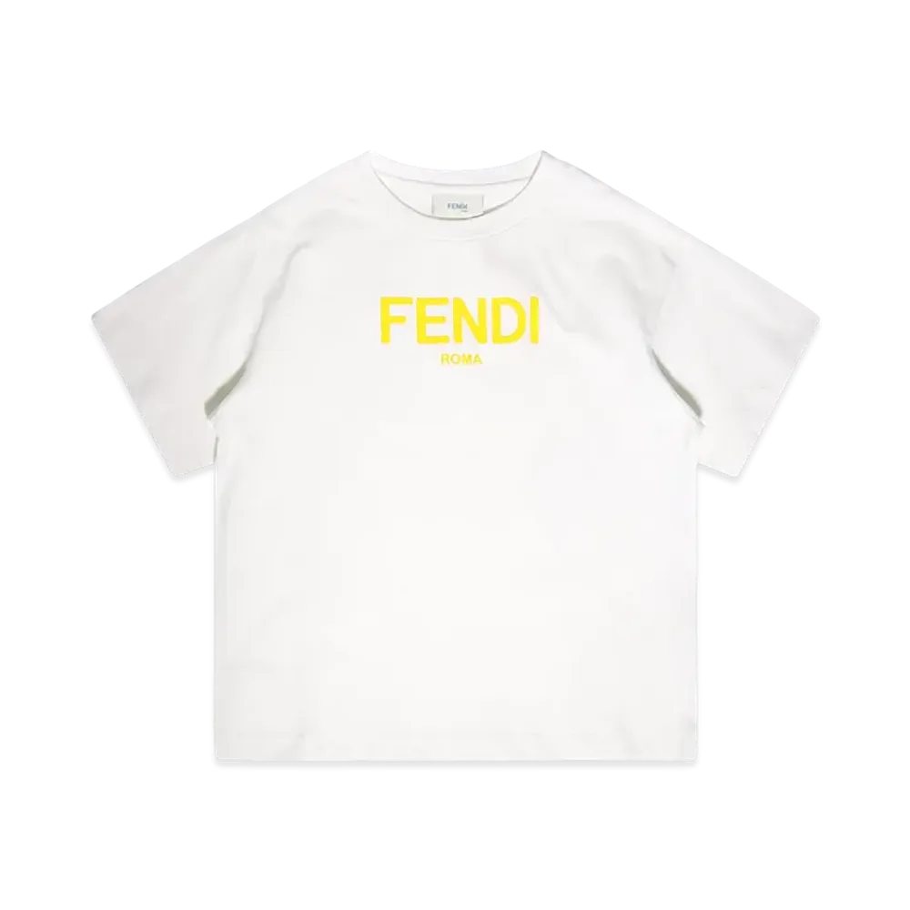 FENDI Kids T-Shirt Jersey Tinto "White"