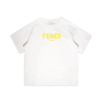 FENDI Kids T-Shirt Jersey Tinto "White"