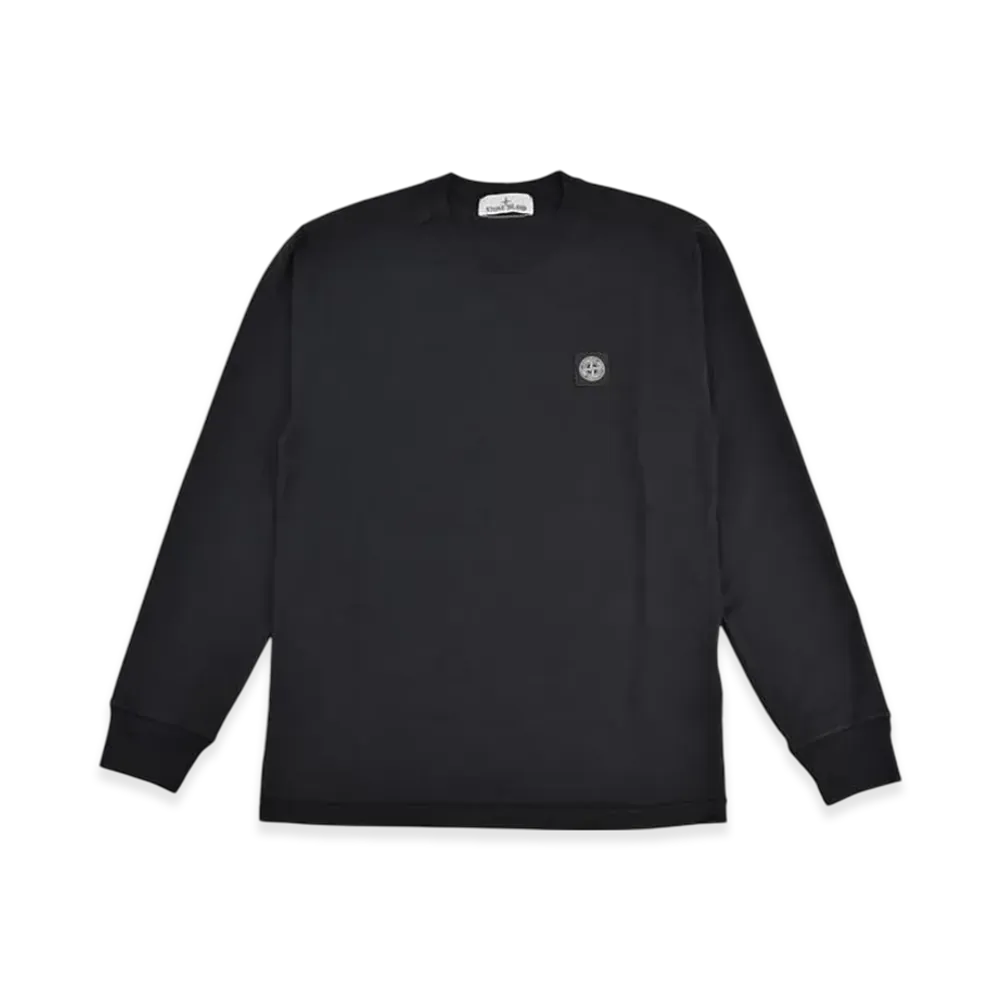 Stone Island 210028  60/2 COTTON JERSEY "Black"