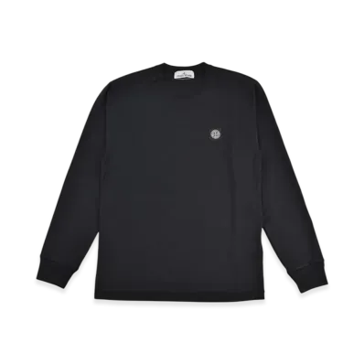 Stone Island 210028 60/2 COTTON JERSEY "Black"