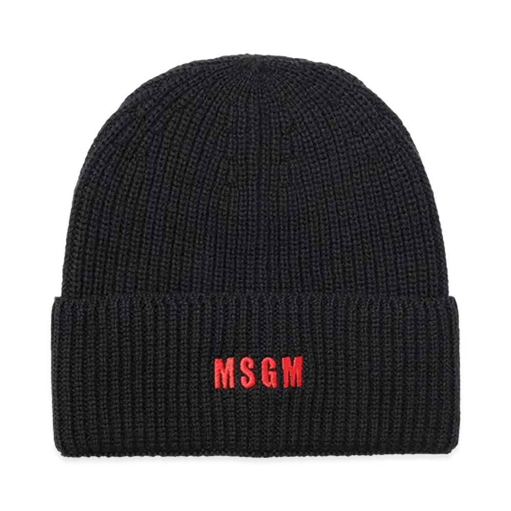 MSGM Knit Cap "Black"
