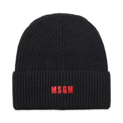 MSGM Knit Cap "Black"