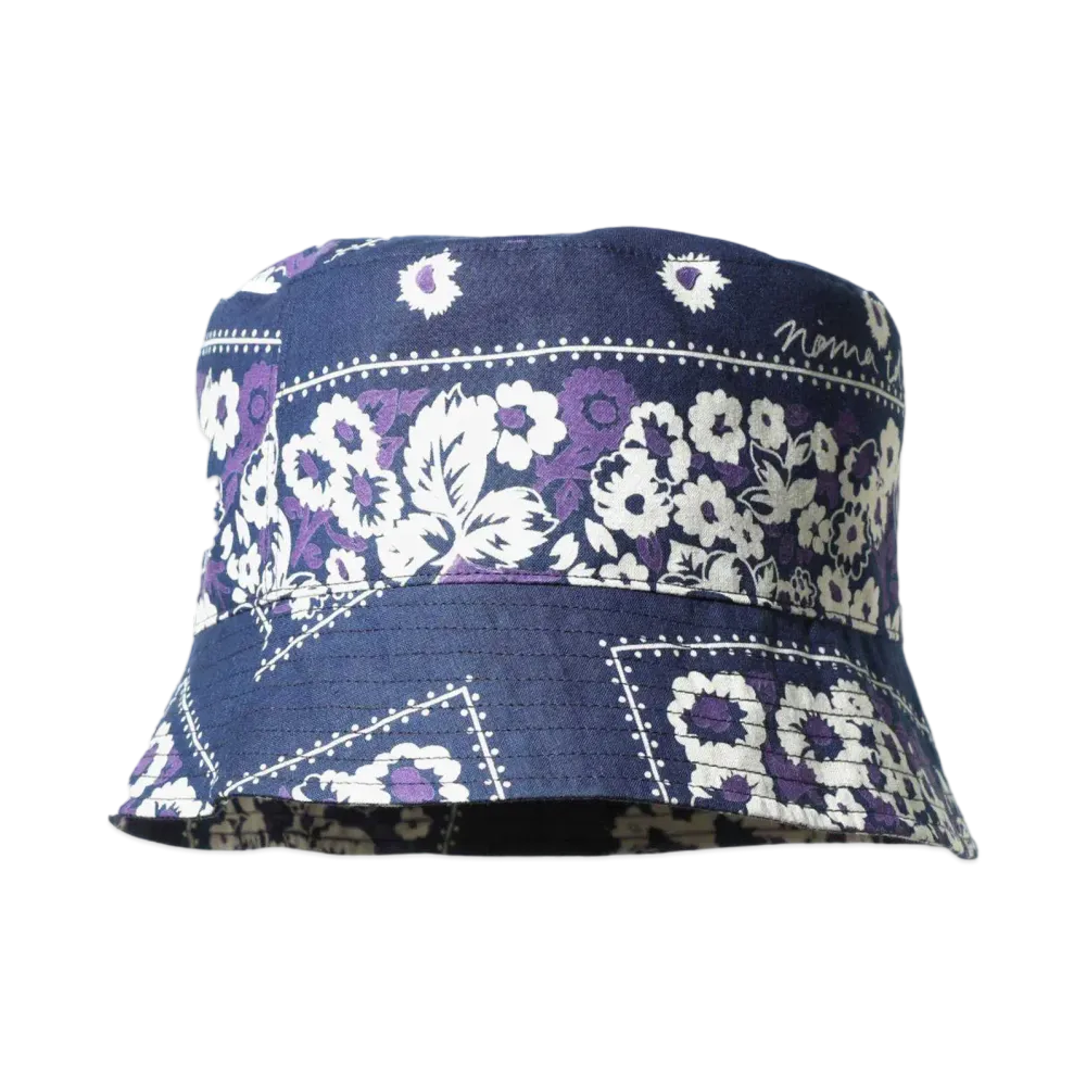 Needles x NOMA T.D. Bucket Hat - Draw Your Garden "Navy"