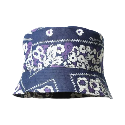 Needles x NOMA T.D. Bucket Hat - Draw Your Garden "Navy"