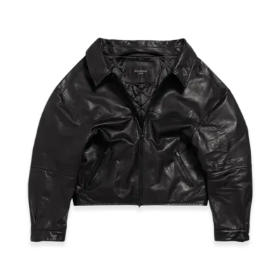 BALENCIAGA Off Shoulder Jacket "Black"