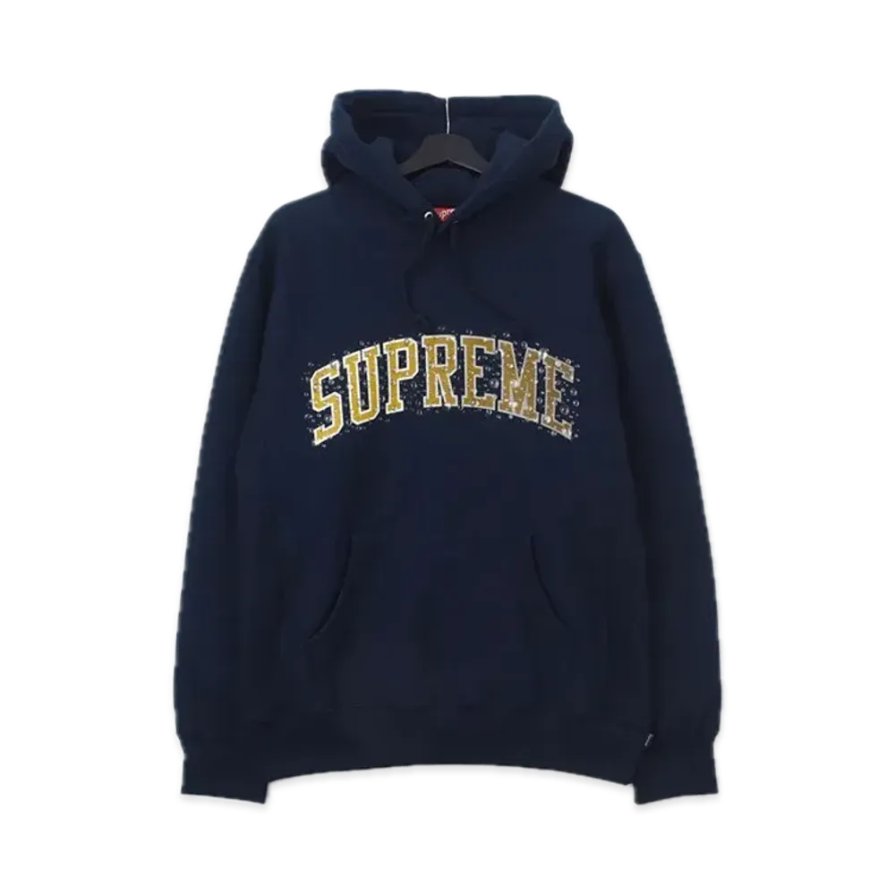 Supreme Water Arc Hooded Sweatshirt "navy"