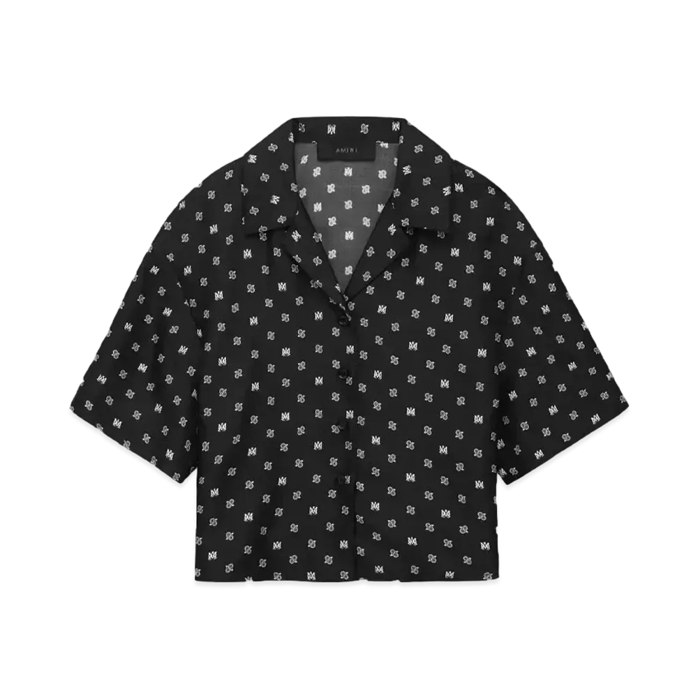 AMIRI Women's MA Paisley Shirt "Black"