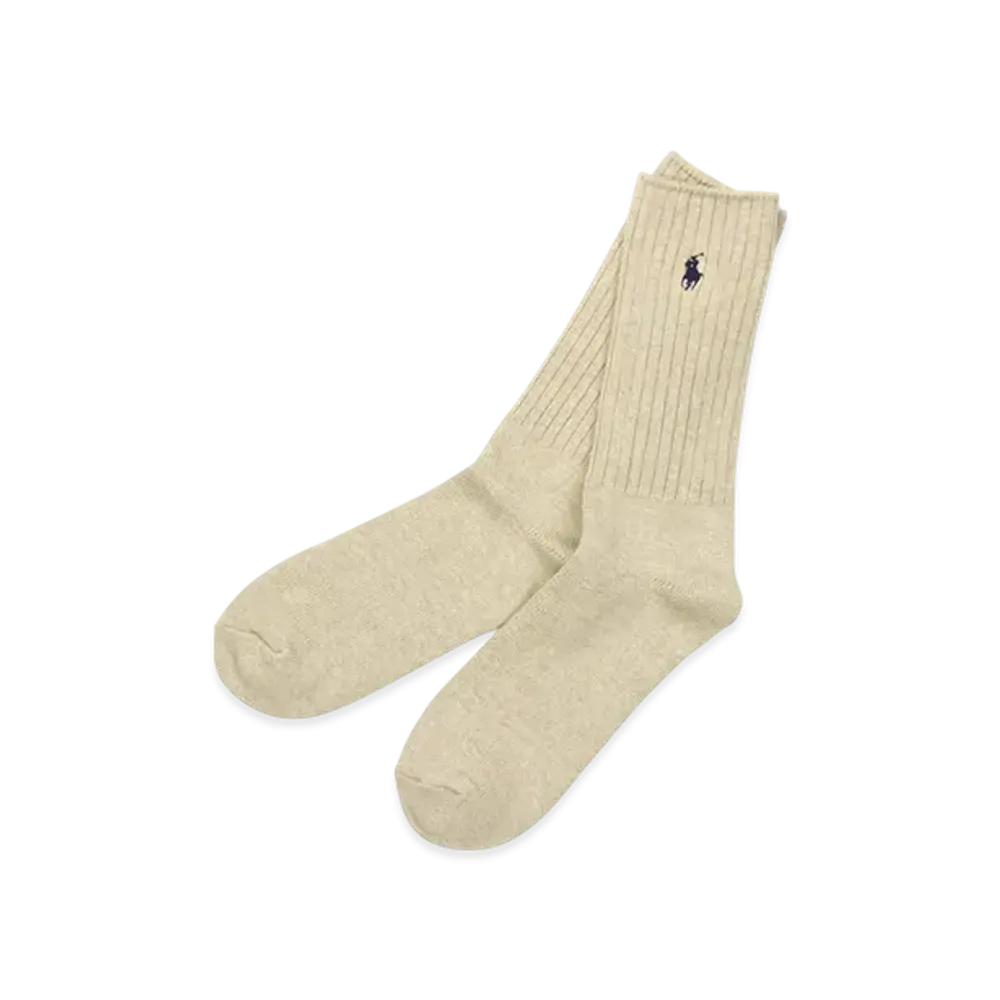 Polo Ralph Lauren Cotton Rib Single Sock "Khaki"