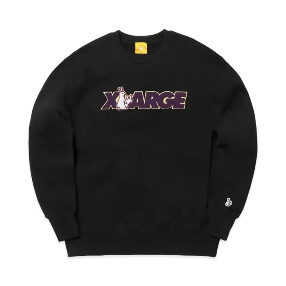 XLARGE x FR2 BOX LOGO CREWNECK SWEAT "Black"