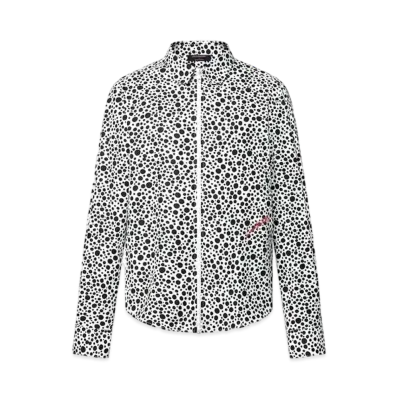Louis Vuitton x Yayoi Kusama Infinity Dots Printed Zipped Shirt "Blanc"